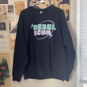 Star Wars Rebel Scum Cute Sweatshirt Black